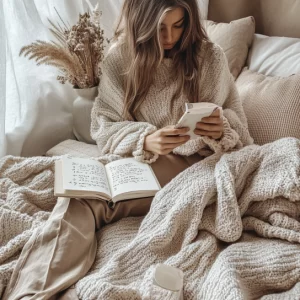 Daniellewhite07 Minimalist Neutral Theme Of A Women Journaling. 6032b5d2 B0ca 4e6e Ab22 71a9cbe36183